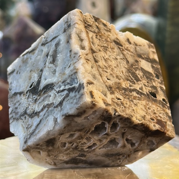 🎄SALE🎄Sphalerite Crystal Cube With Druzy! - Picture 10 of 11